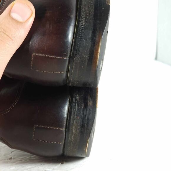 Alden Men's US 7B/D Brown Shell Cordovan Cap Toe Derby Oxford Shoes - Picture 13 of 16